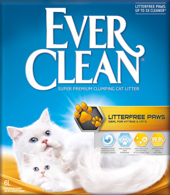 Ever Clean LitterFree Paws clumping cat litter UK